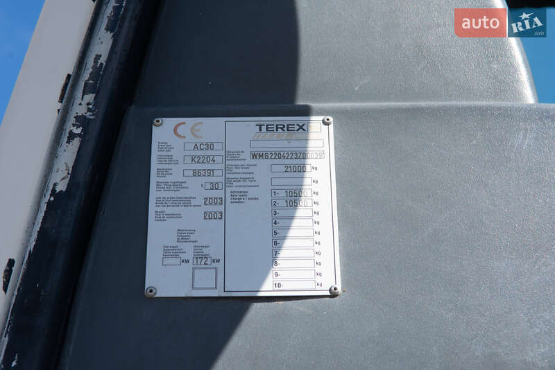 Автокран Terex AC 2003 в Житомирі