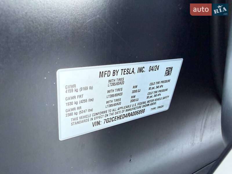 Пикап Tesla Cybertruck 2024 в Дубно