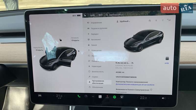 Седан Tesla Model 3 2019 в Чернівцях фото 10 Седан Tesla Model 3 2019 в Чернівцях