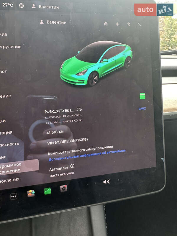 Седан Tesla Model 3 2022 в Виннице