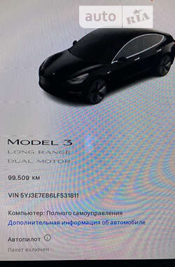 Седан Tesla Model 3 2019 в Коломые