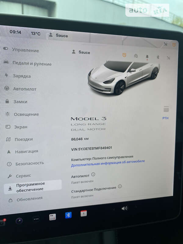 Седан Tesla Model 3 2020 в Львові