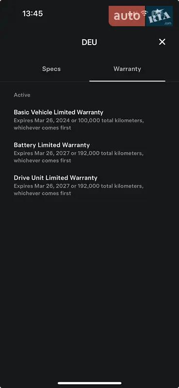 Седан Tesla Model 3 2019 в Киеве документ