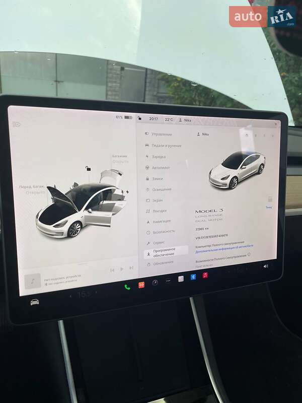 Седан Tesla Model 3 2019 в Ужгороді