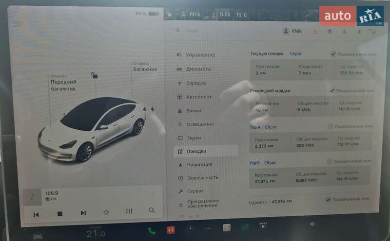 Седан Tesla Model 3 2020 в Кривому Розі