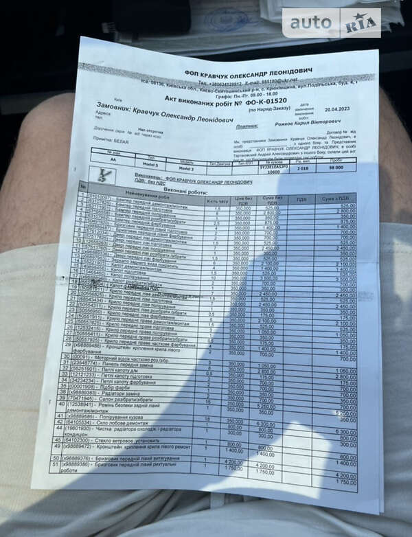 Седан Tesla Model 3 2018 в Черкасах