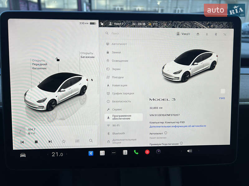 Седан Tesla Model 3 2022 в Львові