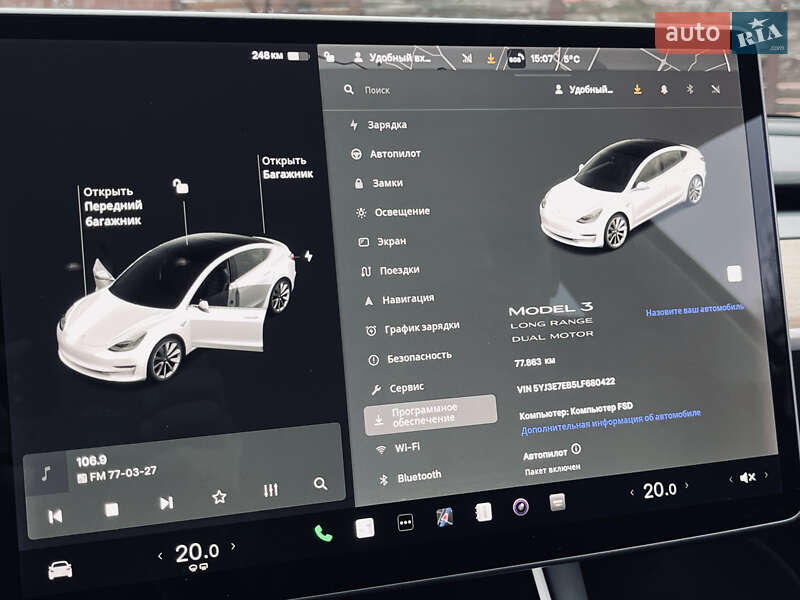 Седан Tesla Model 3 2020 в Луцке