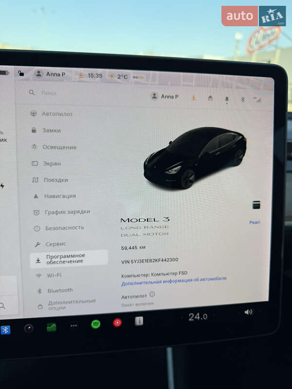 Седан Tesla Model 3 2019 в Запоріжжі