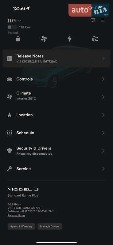 Седан Tesla Model 3 2019 в Черновцах