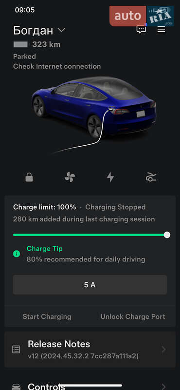 Седан Tesla Model 3 2018 в Луцке