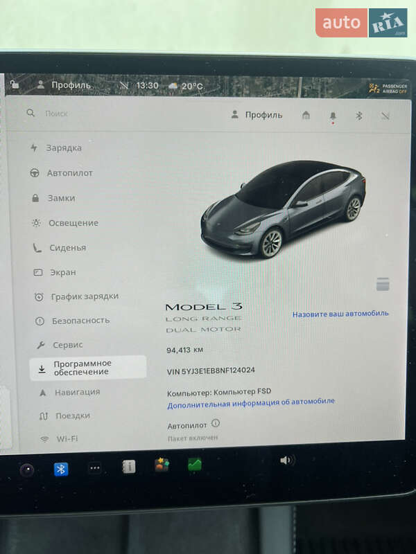 Седан Tesla Model 3 2021 в Виннице фото 15 Седан Tesla Model 3 2021 в Виннице
