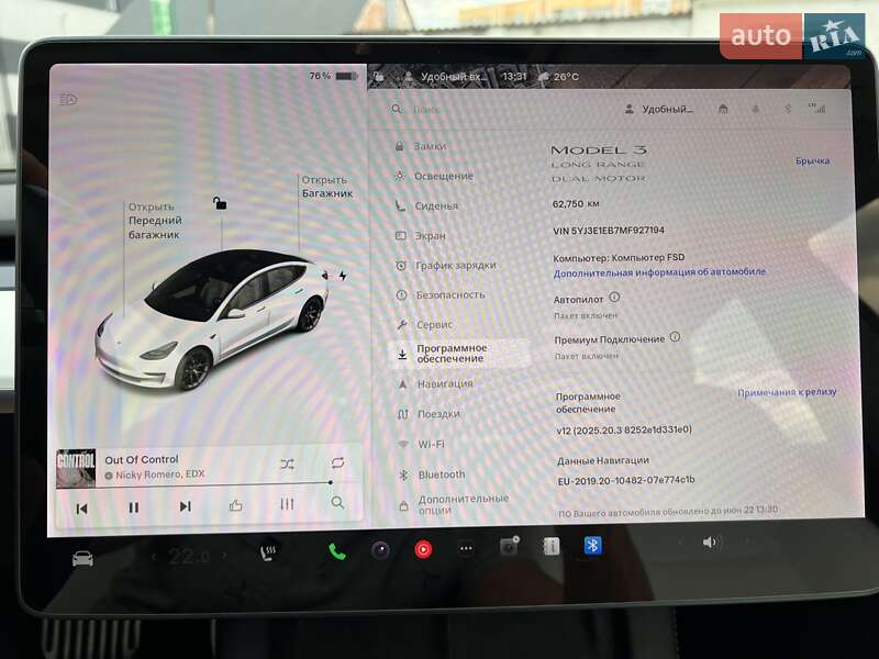 Седан Tesla Model 3 2021 в Полтаві