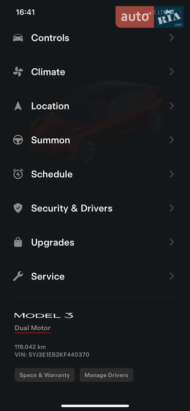Седан Tesla Model 3 2019 в Львові