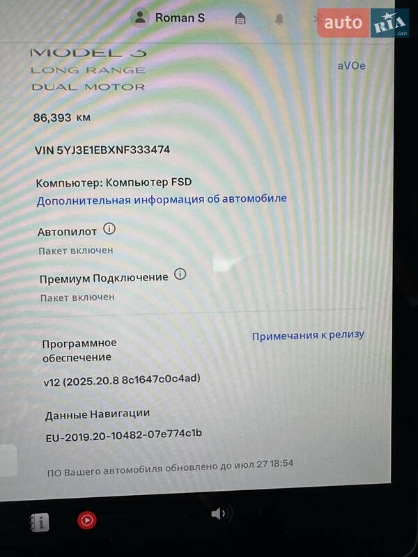 Седан Tesla Model 3 2022 в Луцке