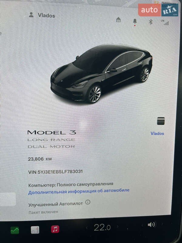 Седан Tesla Model 3 2020 в Днепре