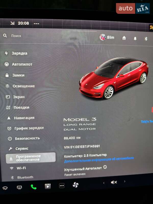 Седан Tesla Model 3 2018 в Луцке