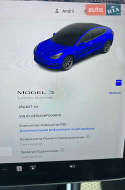 Седан Tesla Model 3 2017 в 