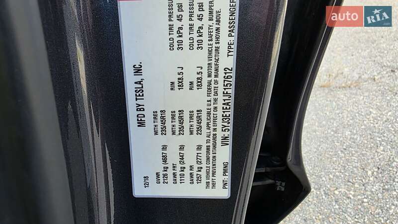 Седан Tesla Model 3 2018 в Харькове фото 54 Седан Tesla Model 3 2018 в Харькове
