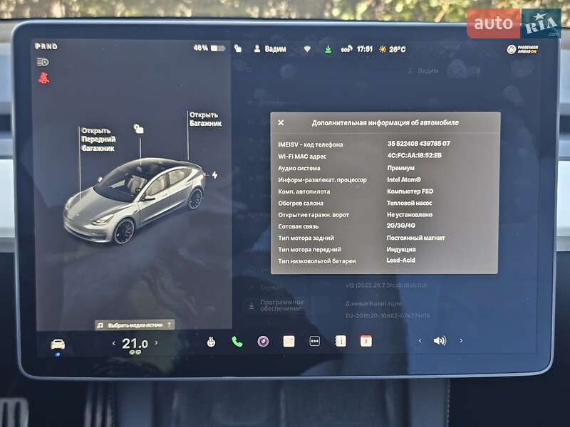 Седан Tesla Model 3 2021 в Киеве