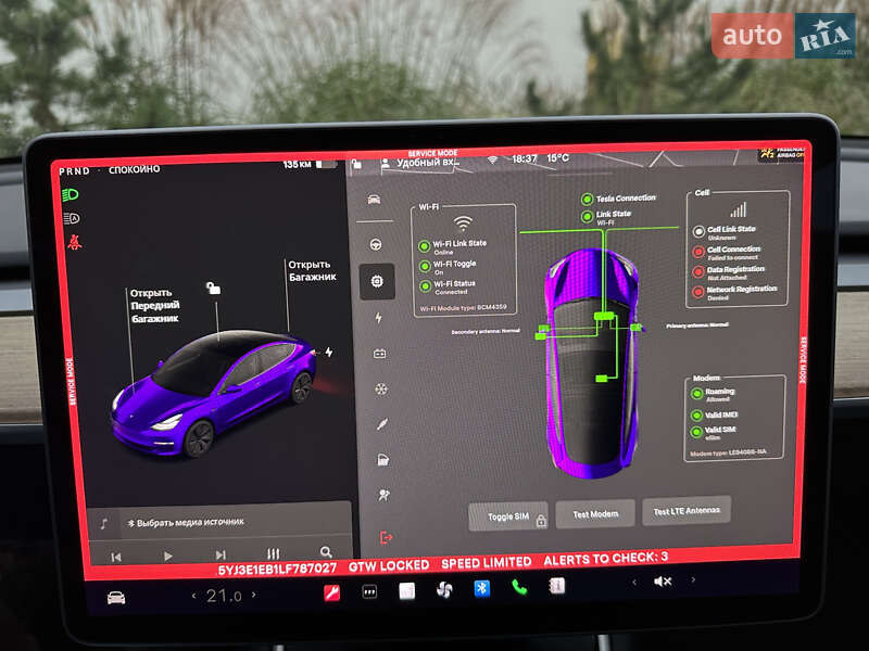 Седан Tesla Model 3 2020 в Луцьку