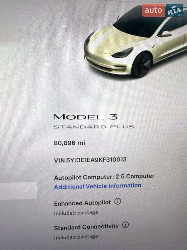 Седан Tesla Model 3 2019 в Полтаві