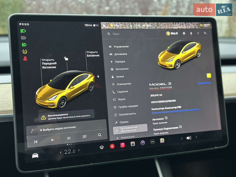 Седан Tesla Model 3 2019 в Одесі