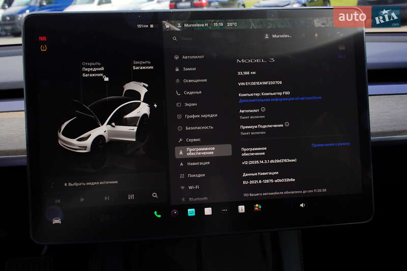 Седан Tesla Model 3 2022 в Житомирі фото 20 Седан Tesla Model 3 2022 в Житомирі