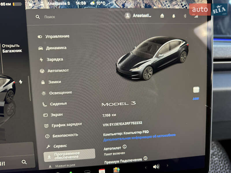 Седан Tesla Model 3 2024 в Києві фото 14 Седан Tesla Model 3 2024 в Києві