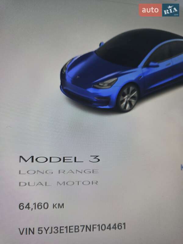Седан Tesla Model 3 2021 в Ивано-Франковске