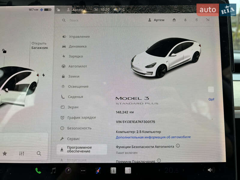 Седан Tesla Model 3 2019 в Полтаві