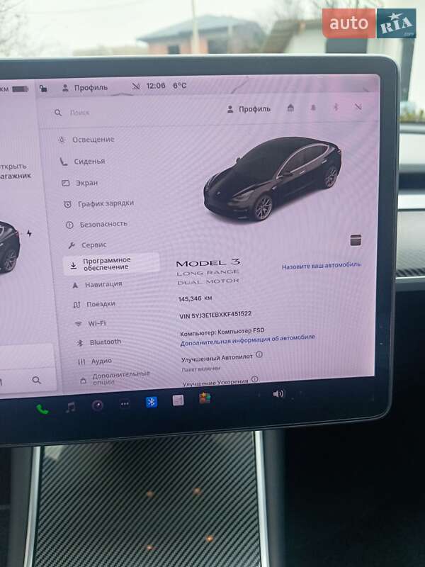 Седан Tesla Model 3 2019 в Черновцах