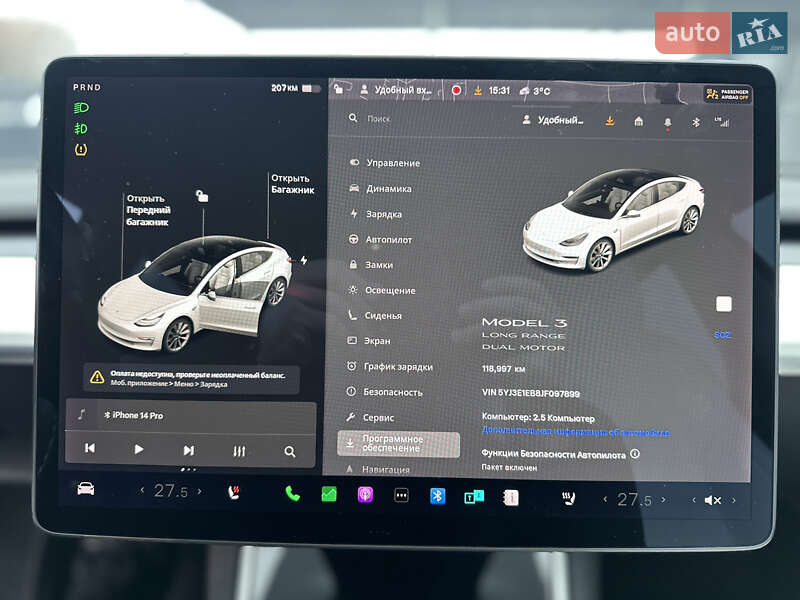 Седан Tesla Model 3 2018 в Владимире