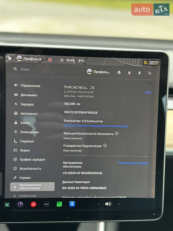 Седан Tesla Model 3 2018 в Луцке