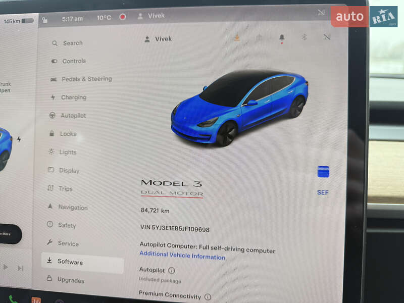 Седан Tesla Model 3 2018 в Киеве