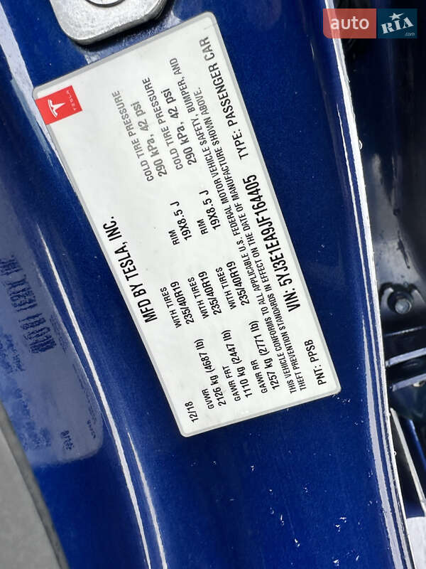 Седан Tesla Model 3 2018 в Дрогобичі фото 35 Седан Tesla Model 3 2018 в Дрогобичі