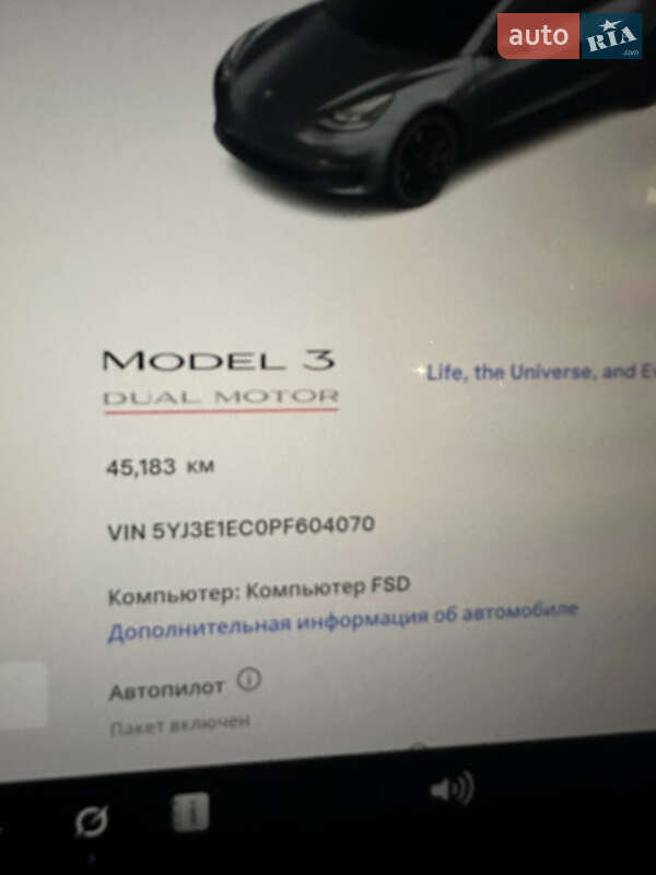 Седан Tesla Model 3 2023 в Днепре