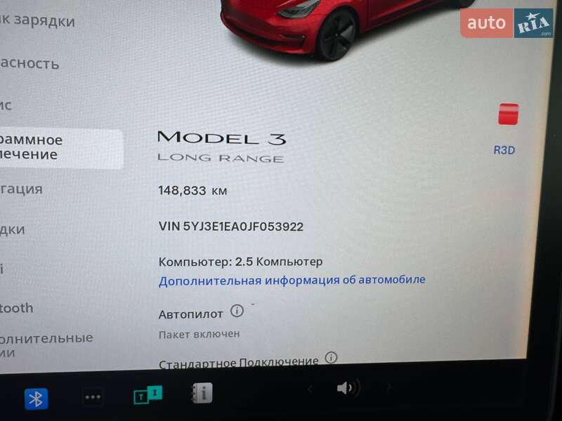Седан Tesla Model 3 2018 в Киеве