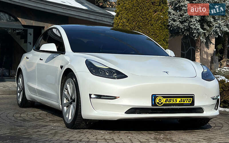 2022 Tesla Model 3, VIN 5YJ3E1EBXNF152097:plate — фото 1 (autoria)