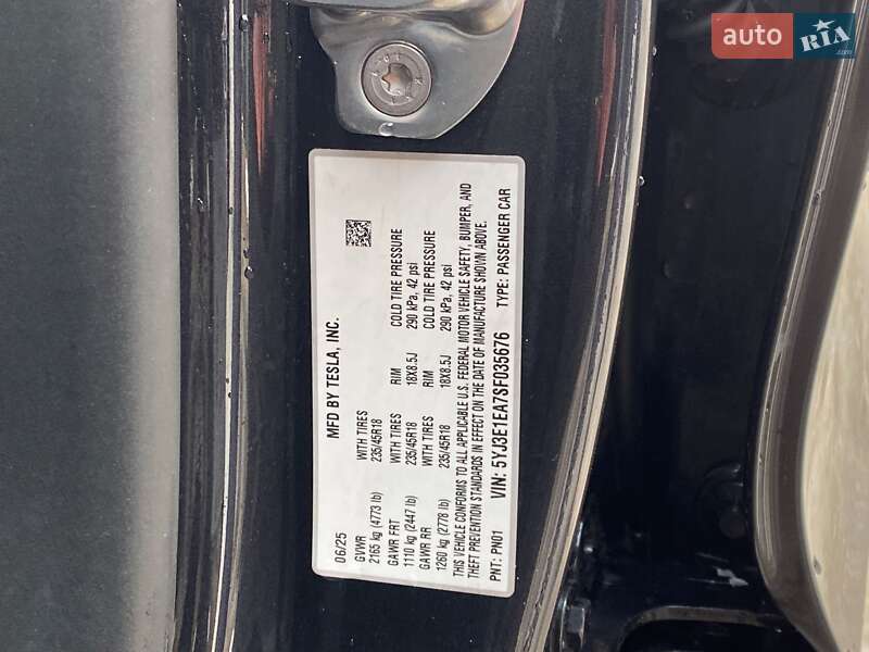 Седан Tesla Model 3 2025 в Киеве фото 28 Седан Tesla Model 3 2025 в Киеве