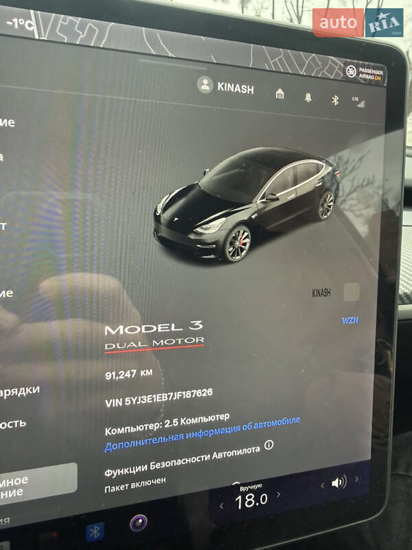 Седан Tesla Model 3 2018 в Львове фото 13 Седан Tesla Model 3 2018 в Львове
