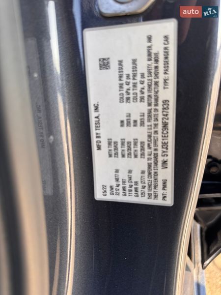 Седан Tesla Model 3 2022 в Львові