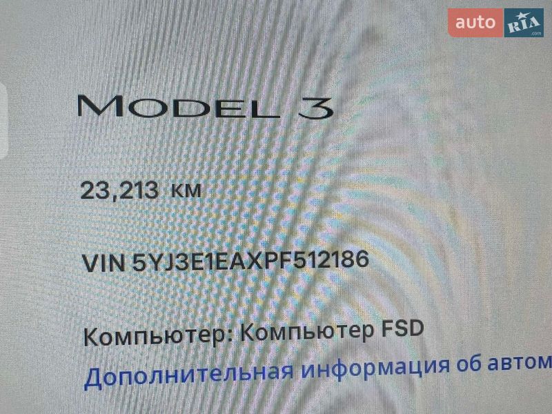 Седан Tesla Model 3 2023 в Луцьку