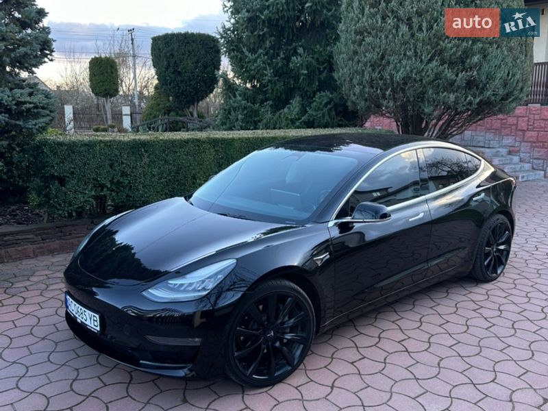 2019 Tesla Model 3, VIN 5YJ3E1EB4KF193532:plate — фото 1 (autoria)