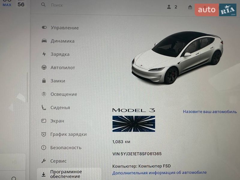 Седан Tesla Model 3 2025 в Києві