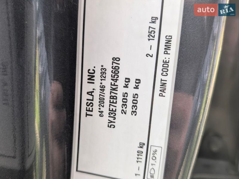 Седан Tesla Model 3 2019 в Коломые фото 11 Седан Tesla Model 3 2019 в Коломые