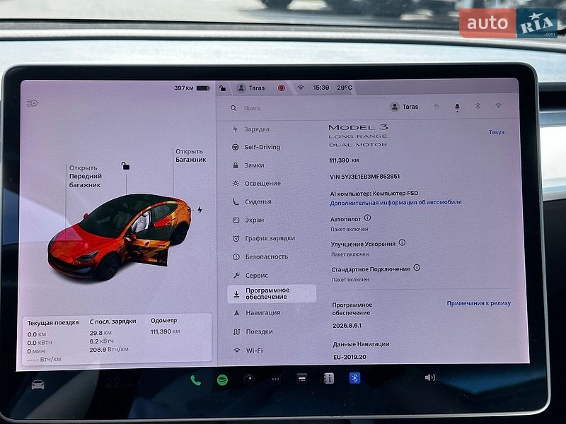 Седан Tesla Model 3 2020 в Львові