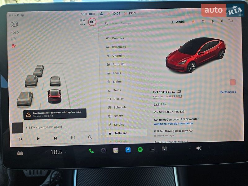 Седан Tesla Model 3 2018 в Киеве