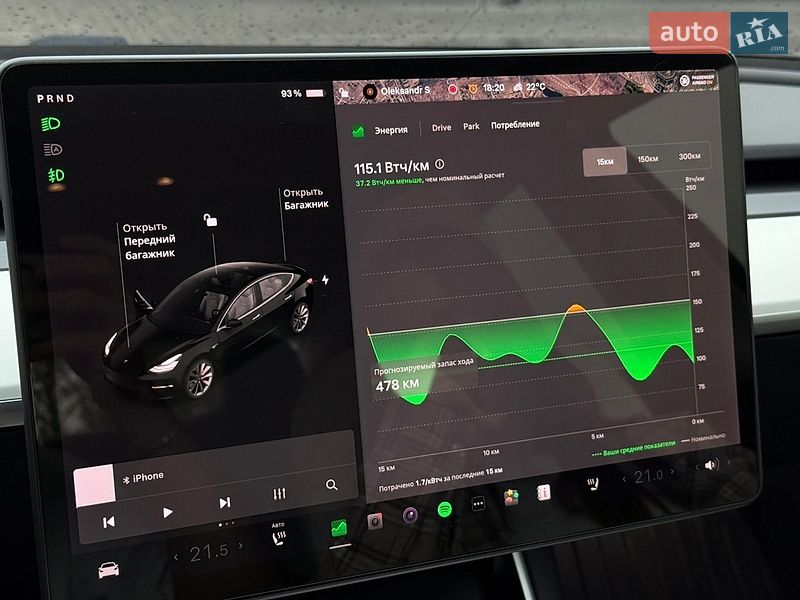 Седан Tesla Model 3 2019 в Киеве