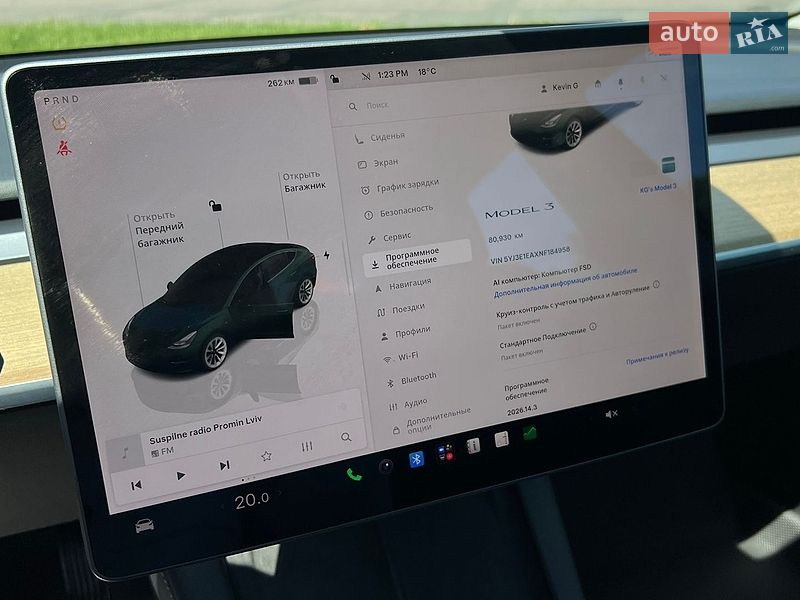 Седан Tesla Model 3 2022 в Львове